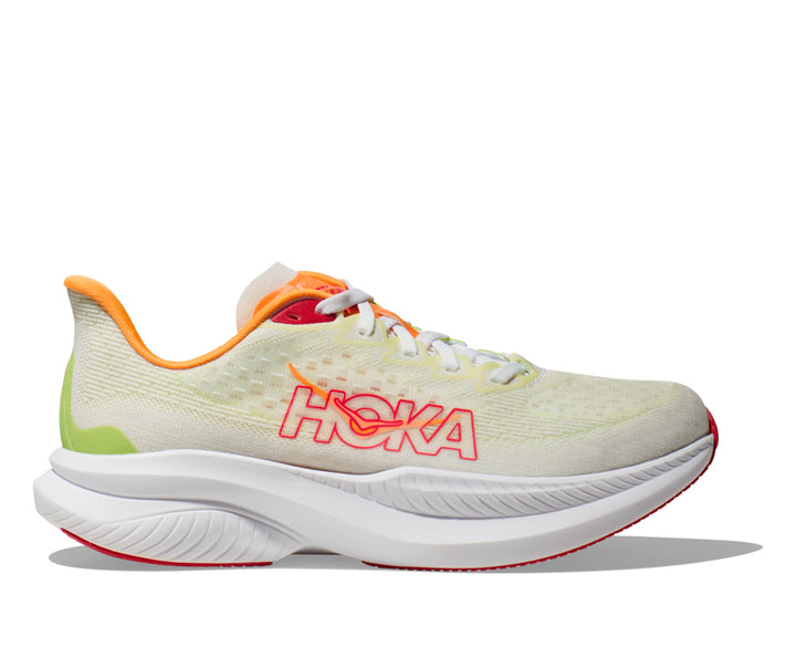 Hoka W MACH 6 White / Lettuce