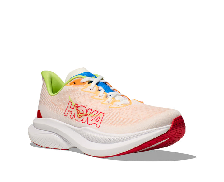 Hoka M MACH 6 WIDE White / Solar Flare