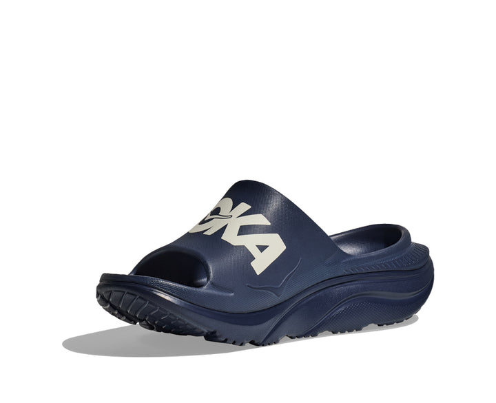 Hoka U ORA ATHLETIC SLIDE Varsity Navy / White