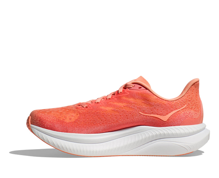 Hoka W MACH 6 LA Guava / White