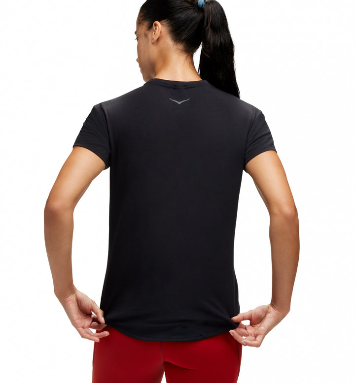 Hoka W HOKA ESSENTIAL TEE Black