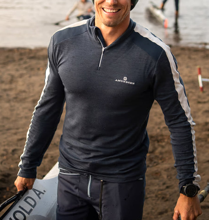 Amundsen Sports 5Mila Half Zip Faded Navy