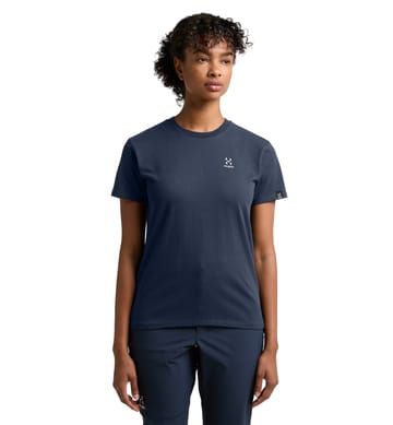 Haglöfs Camp Tee Women Tarn Blue Solid