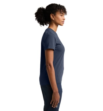 Haglöfs Camp Tee Women Tarn Blue Solid