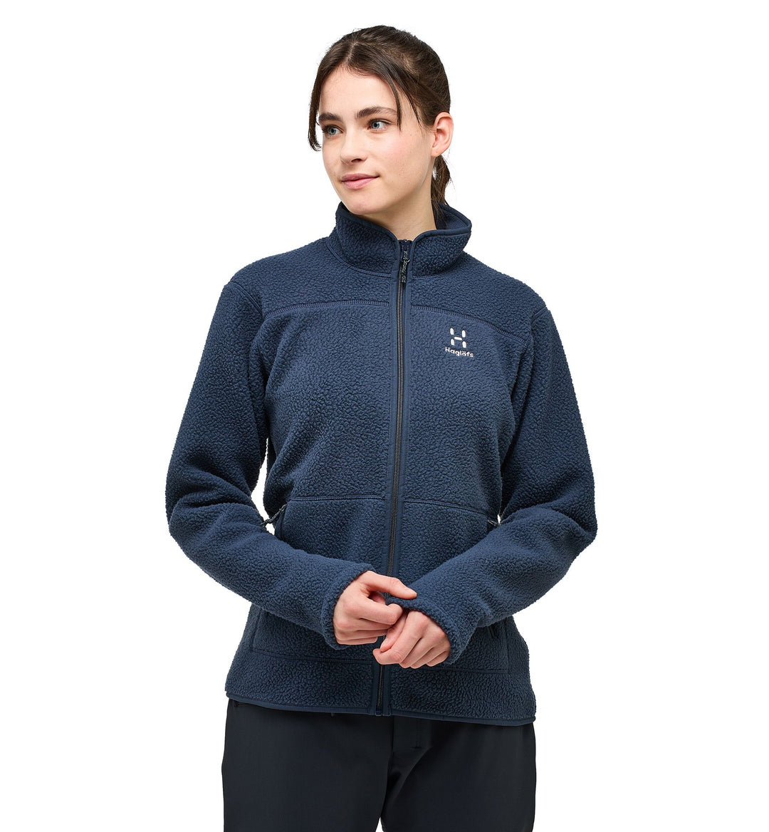 Haglöfs Mossa Pile Jacket Women Tarn Blue