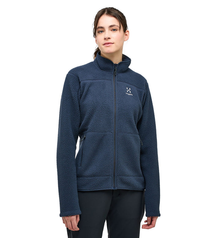 Haglöfs Mossa Pile Jacket Women Tarn Blue