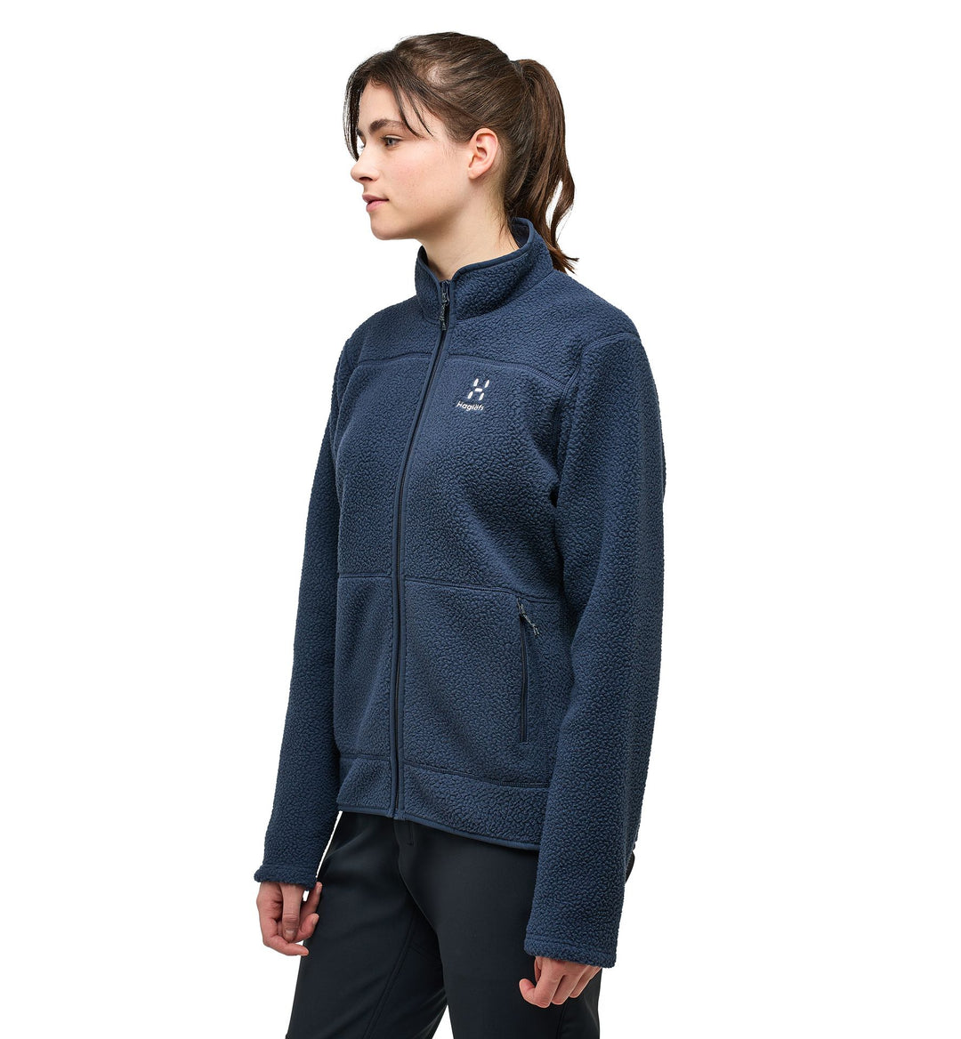 Haglöfs Mossa Pile Jacket Women Tarn Blue