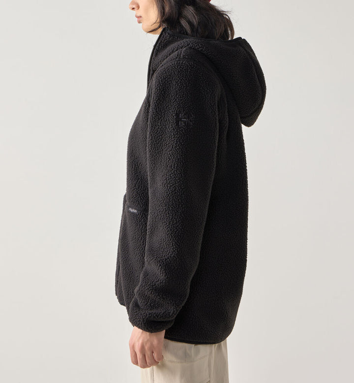 Haglöfs Funäs Pile Hood Women True Black