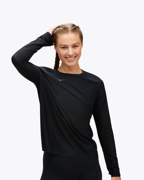 Hoka W AIROLITE RUN LONG SLEEVE Black