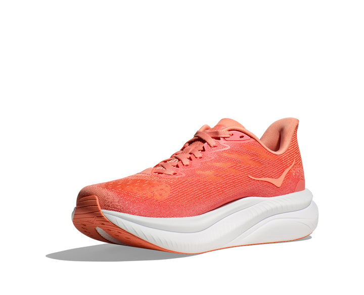 Hoka W MACH 6 LA Guava / White