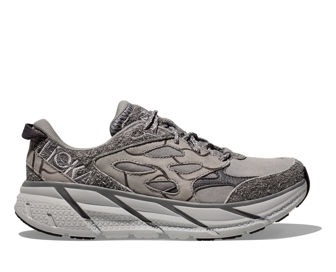 Hoka U CLIFTON L SUEDE TP Galactic Grey / Satellite Grey