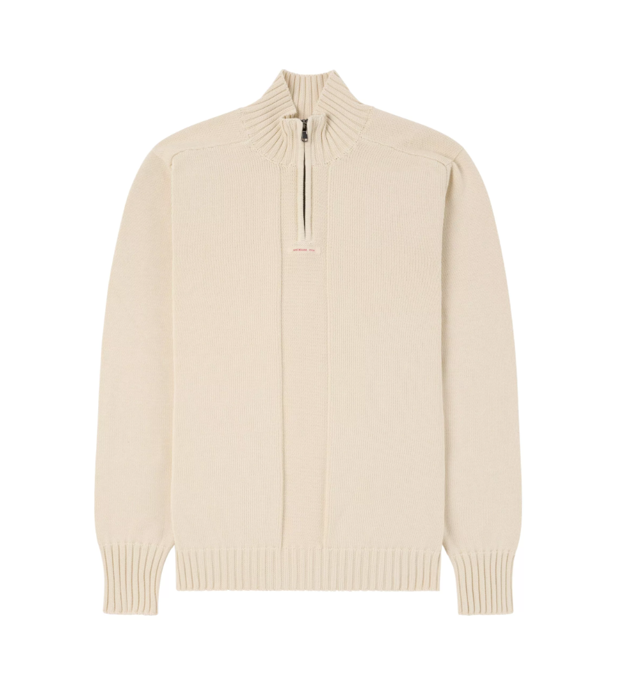 Amundsen Sports Lascar Half Zip Mens Oatmeal