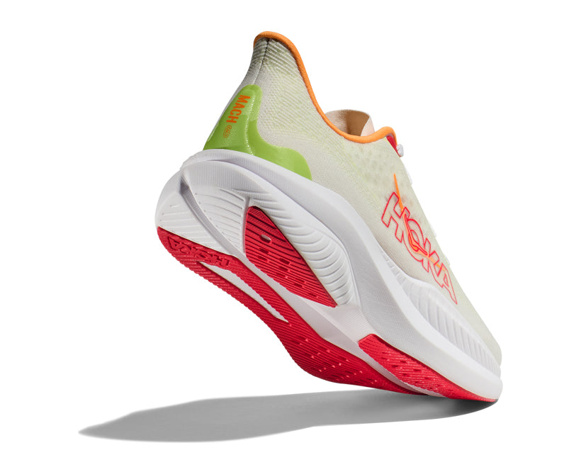 Hoka W MACH 6 WIDE White / Lettuce