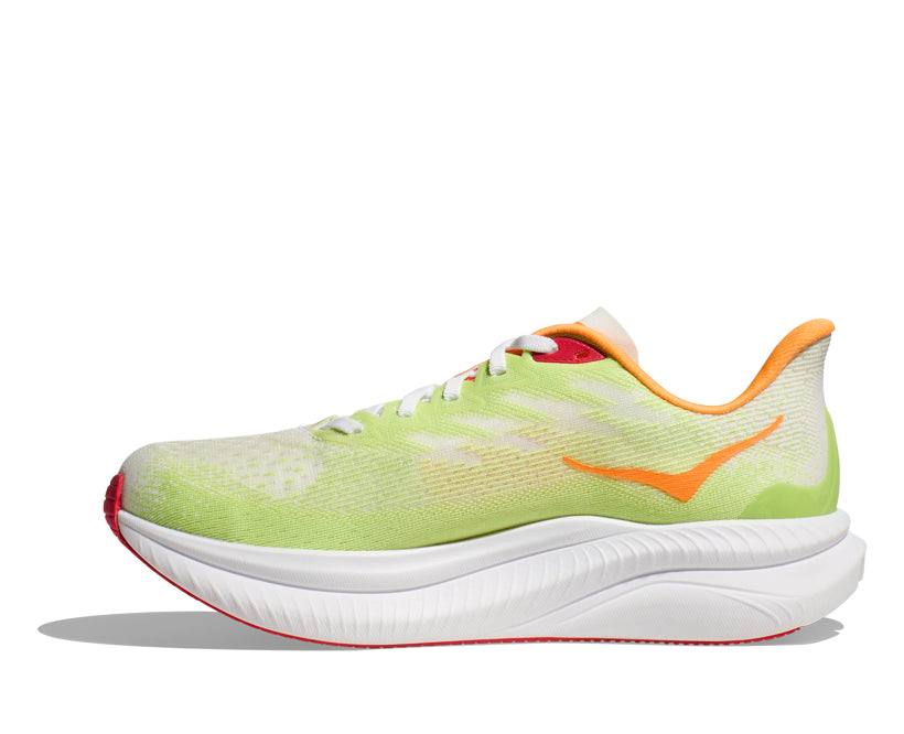 Hoka W MACH 6 White / Lettuce