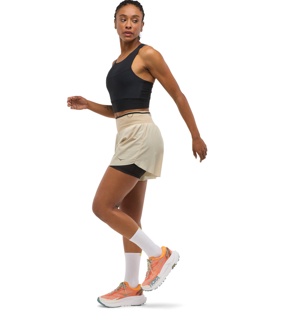 Hoka W SKYGLIDE SHORT Oatmeal