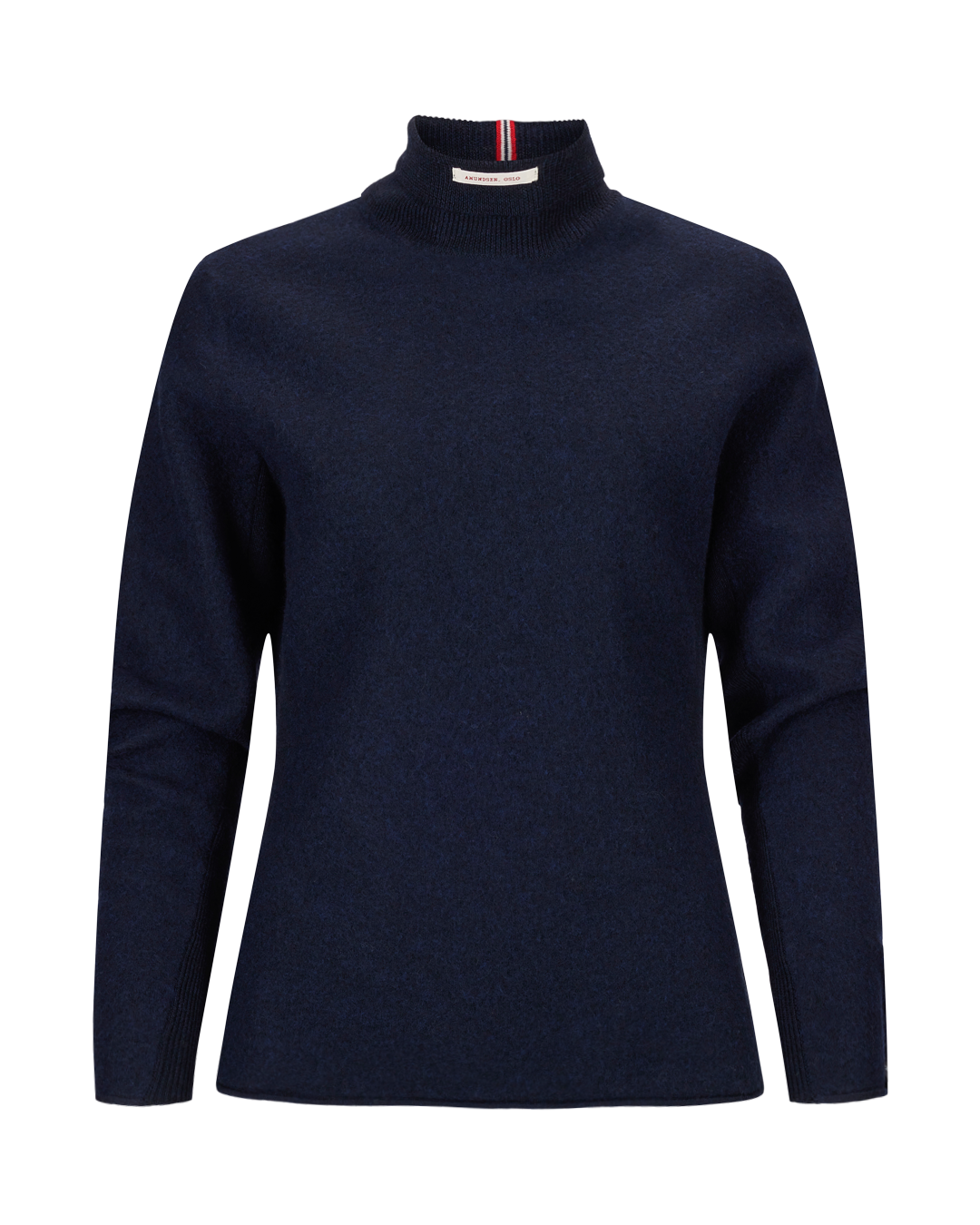 Amundsen Sports Boiled Turtle Neck Womens Faded Navy