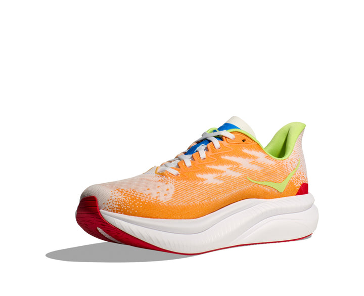 Hoka M MACH 6 WIDE White / Solar Flare