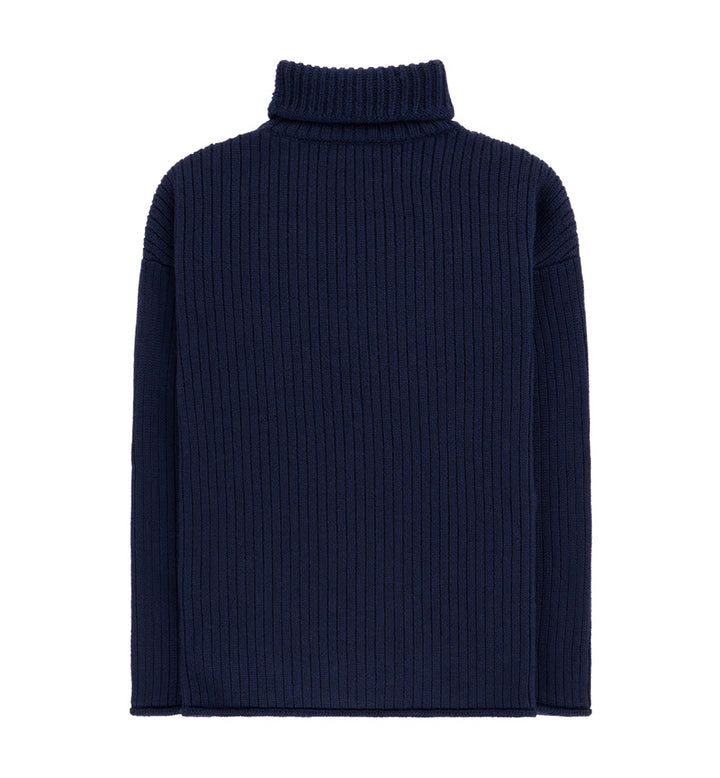 Amundsen Sports Heroes Ski Turtle Neck Womens Faded Navy / Natural