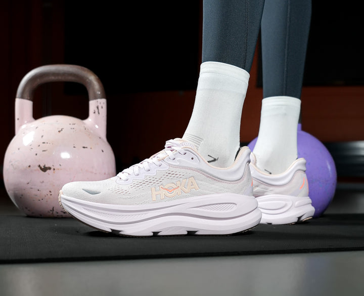 Hoka W BONDI 9 Lilac Cream / Tangerine Glow