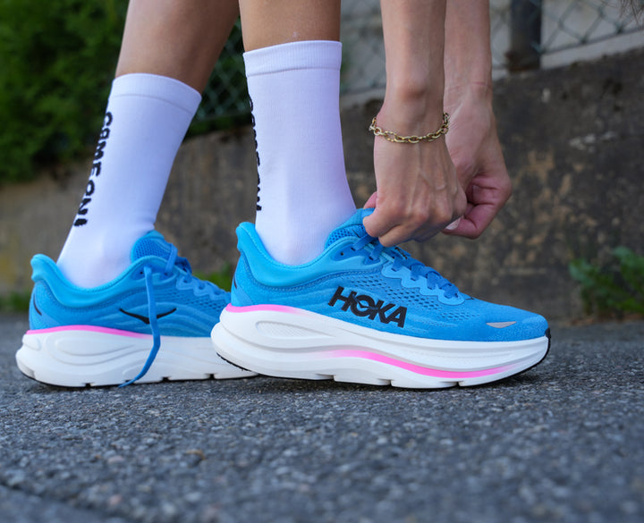 Hoka W BONDI 9 Skyward Blue / Neon Fuchsia