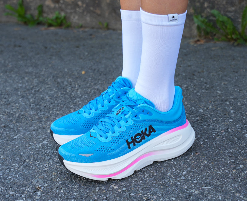 Hoka W BONDI 9 Skyward Blue / Neon Fuchsia
