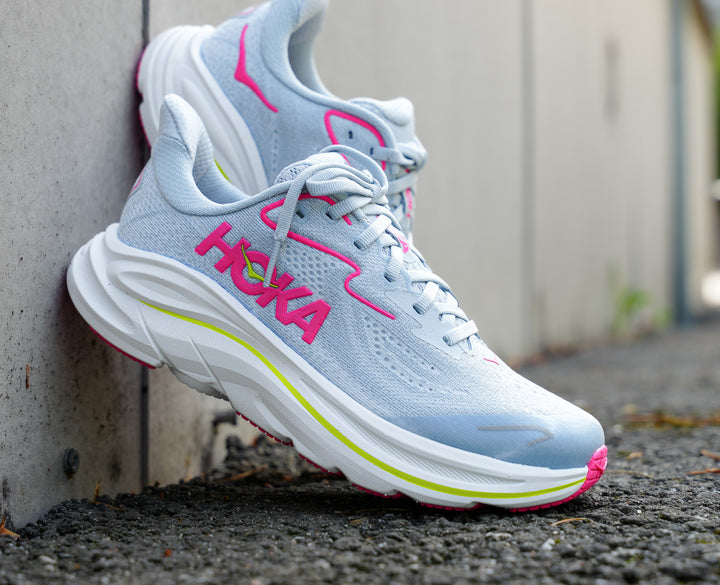 Hoka Y CLIFTON 10 YOUTH Overcast / Neon Dragonfruit