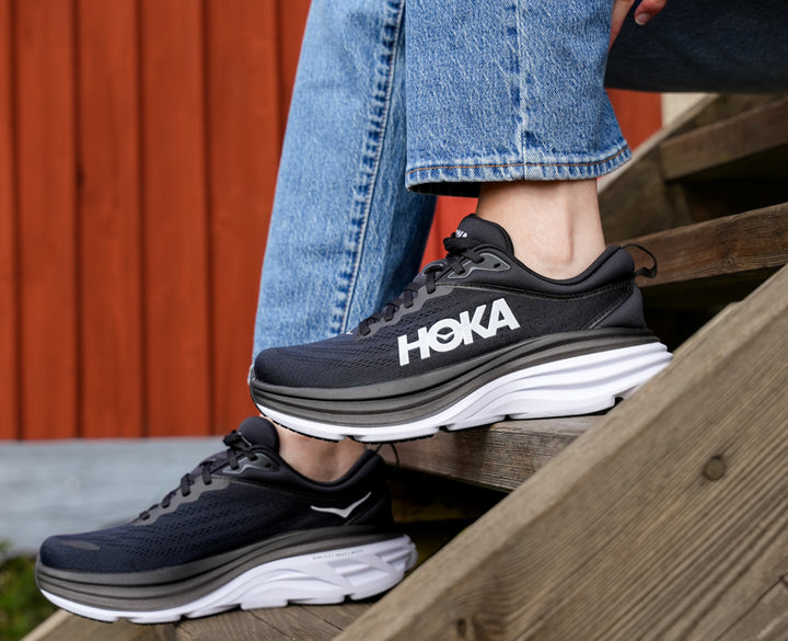 Hoka W BONDI 8 Black/White