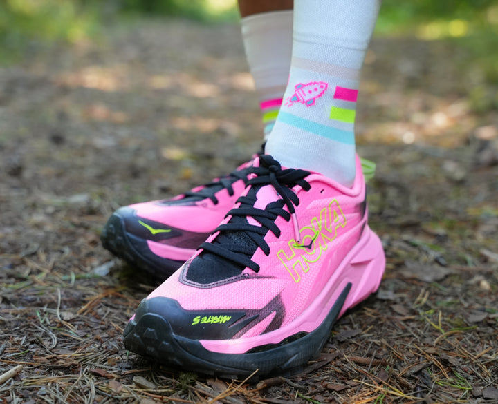 Hoka W MAFATE 5 Neon Rose / Black