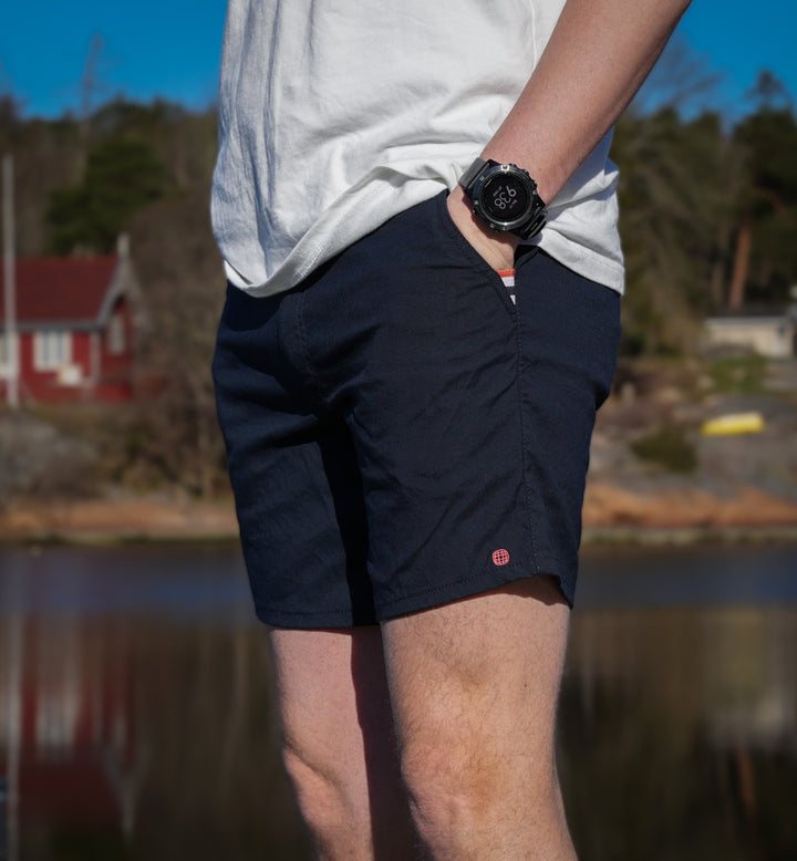 Amundsen Sports 8Incher Deck Shorts Mens Faded Navy