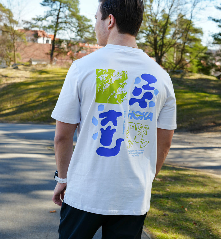 Hoka M HOKA COLLAGE GPX TEE White