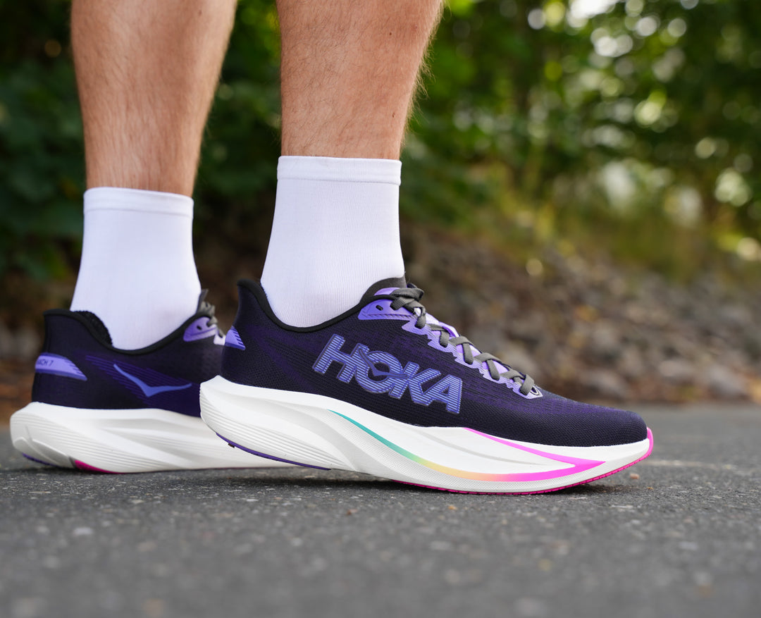 Hoka M MACH 7 WIDE Carbon Black / Cosmic Purple