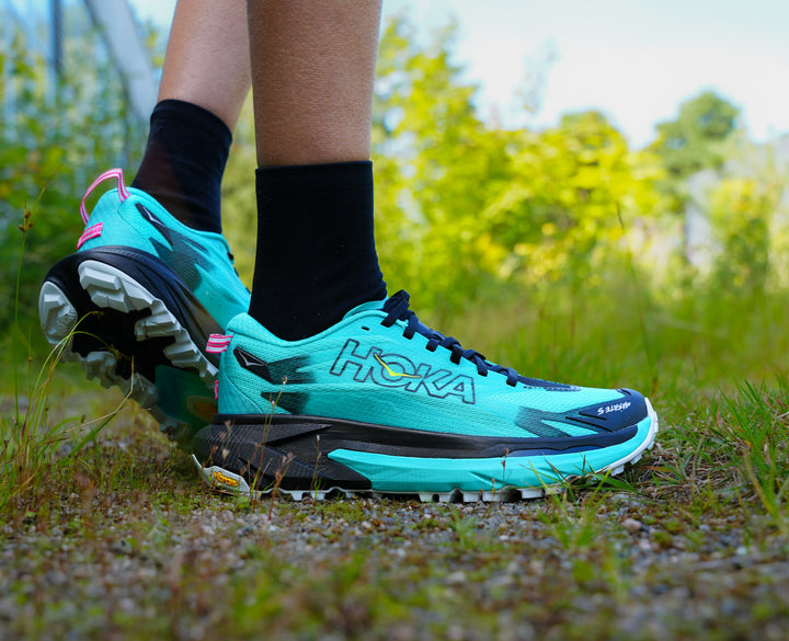 Hoka W MAFATE 5 Black / Electric Aqua