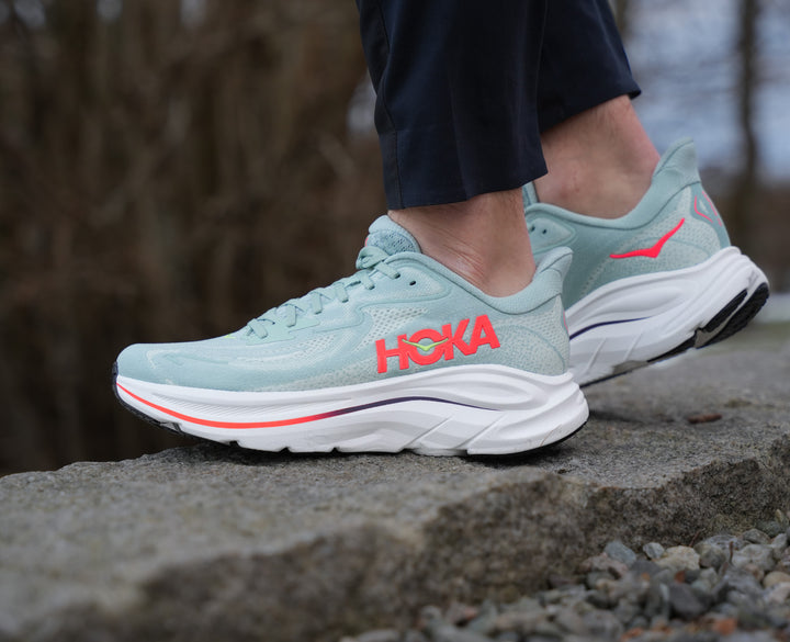 Hoka M CLIFTON 10 Sage / Neon Flame