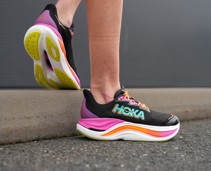 Hoka W SKYWARD X Black / Electric Aqua