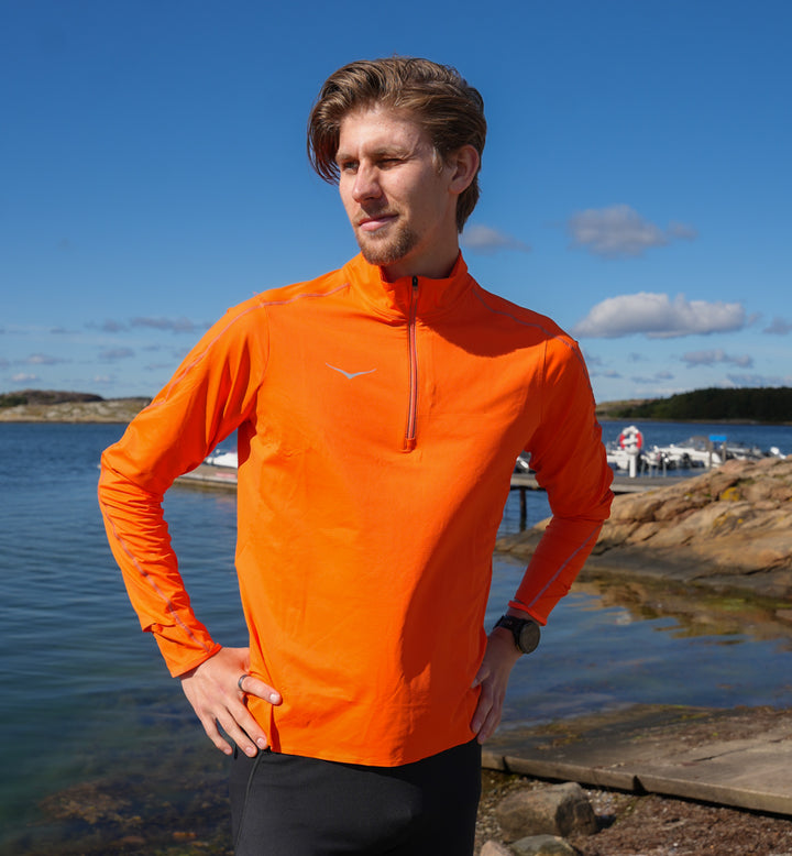 Hoka M GLIDETECH QUARTER ZIP Lava