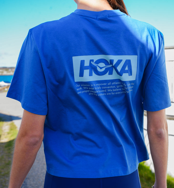 Hoka W HOKA MANIFESTO GPX TEE Foggy Night