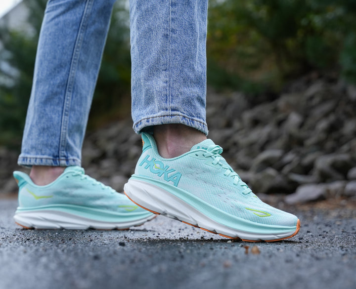 Hoka W CLIFTON 9 Seafoam / Aqua Breeze