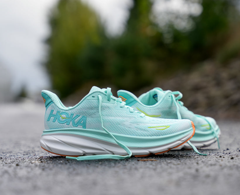 Hoka W CLIFTON 9 Seafoam / Aqua Breeze