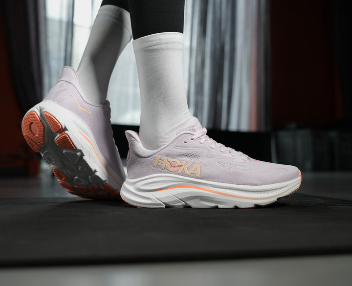 Hoka W CLIFTON 10 Lilac Cream / Tangerine Glow