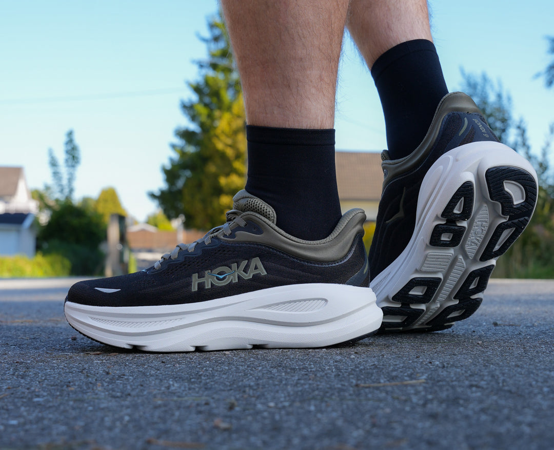 Hoka M BONDI 9 Black / River Rock Grey