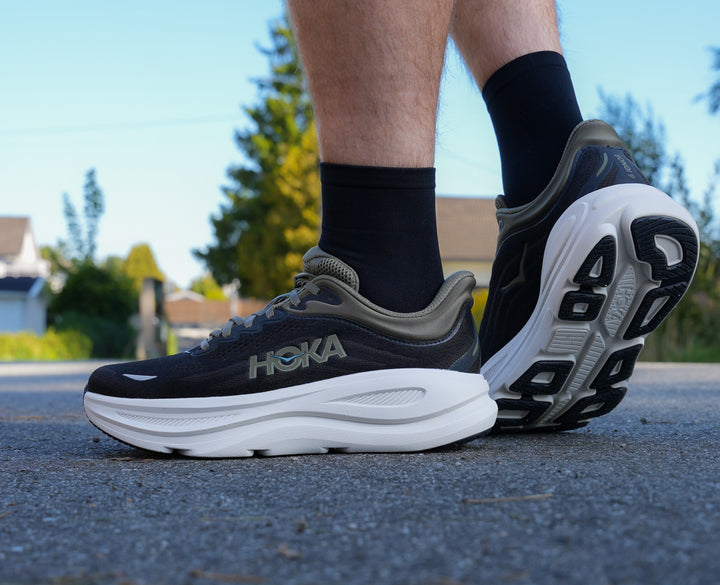 Hoka M BONDI 9 Black / River Rock Grey
