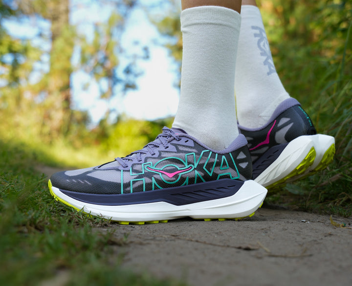 Hoka W ROCKET X TRAIL Purple Fog / Hoka Citrus