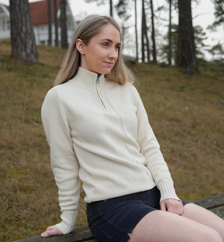 Amundsen Sports Lascar Half Zip Womens Oatmeal