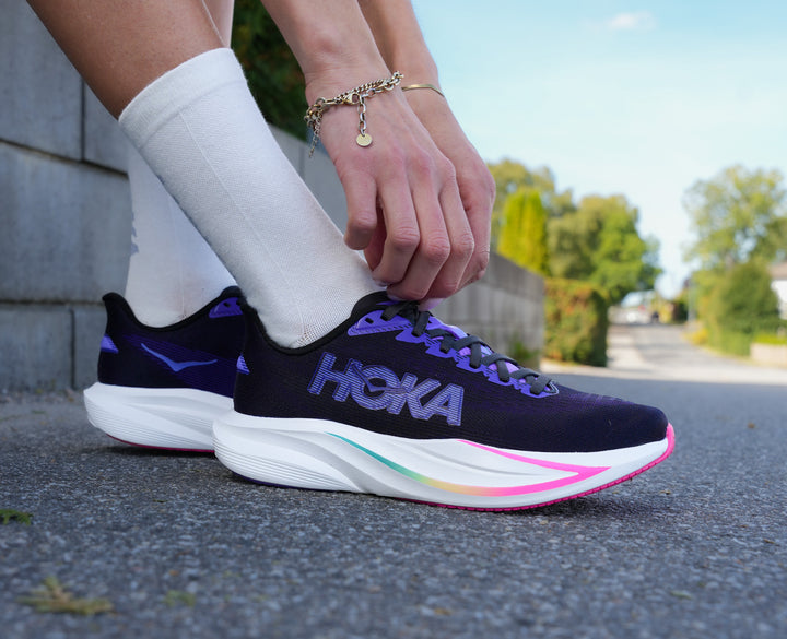 Hoka W MACH 7 Carbon Black / Cosmic Purple