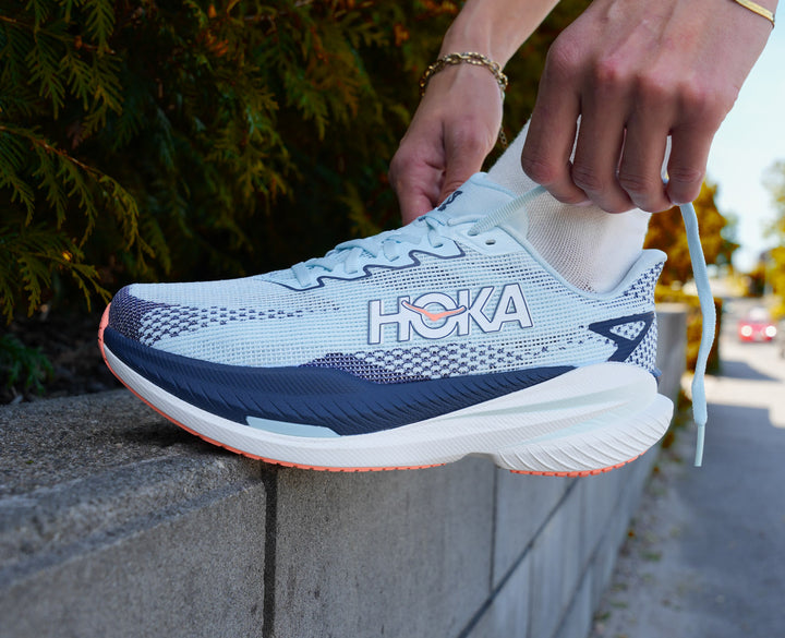 Hoka W MACH X 3 WIDE Glimmering Blue / Varsity Navy