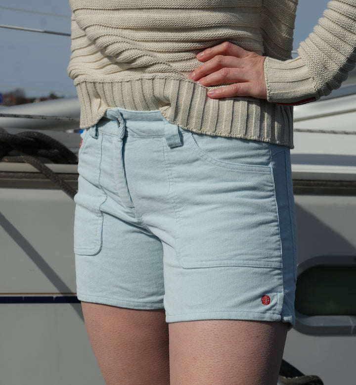 Amundsen Sports 5Incher Concord G.Dyed Shorts Womens Faded Blue Sky