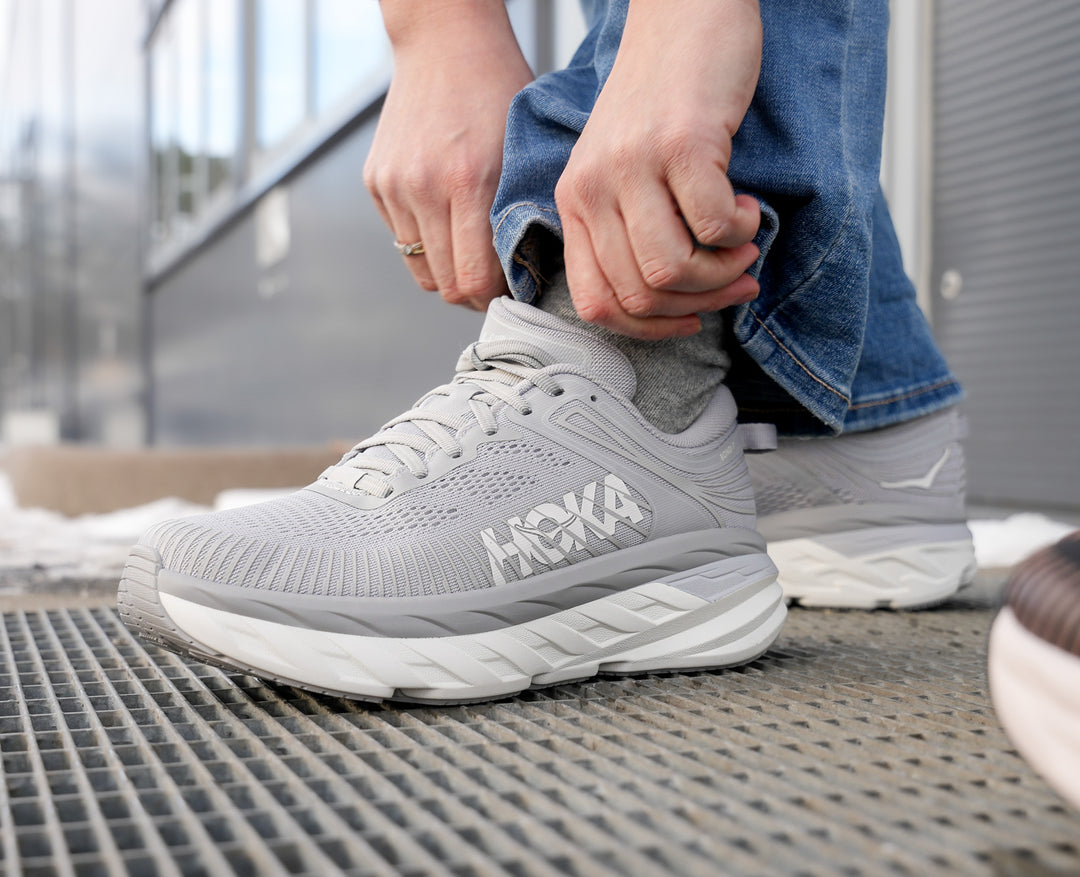 Hoka W BONDI 7 Harbor Mist / White
