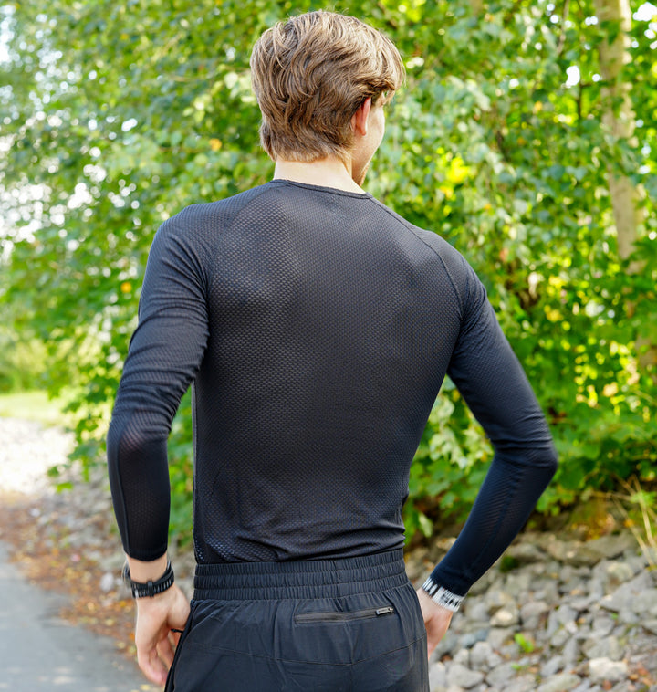 Saysky Mesh Base Layer Long Sleeve Black