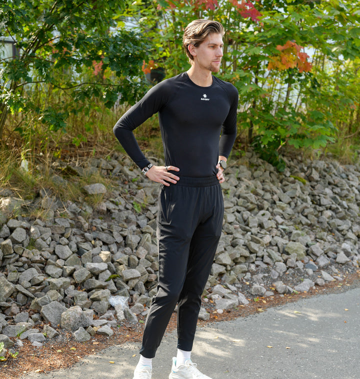 Saysky Mesh Base Layer Long Sleeve Black