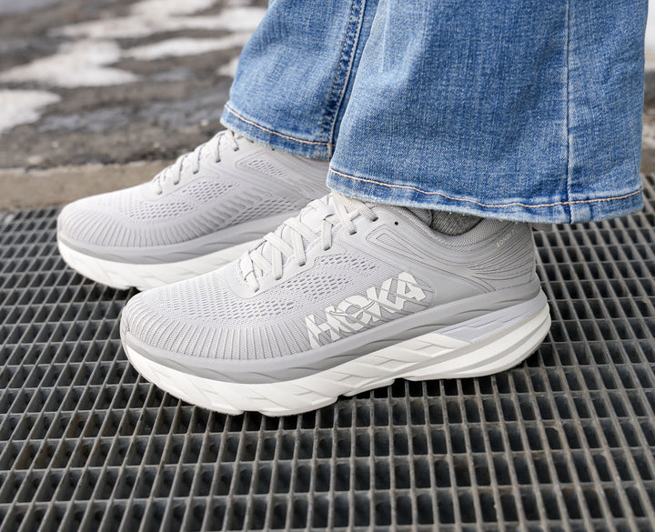 Hoka W BONDI 7 Harbor Mist / White